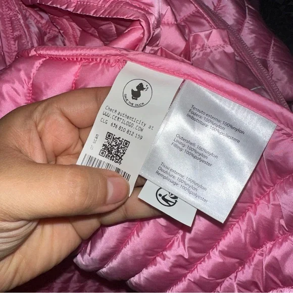 SAVE THE DUCK Pink Puffer Jacket - Picture 7 of 7